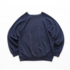 画像2: 70's UNKNOWN BRAND FLOCK PRINT CREW NECK SWEAT "KENYON COLLEGE" (2)