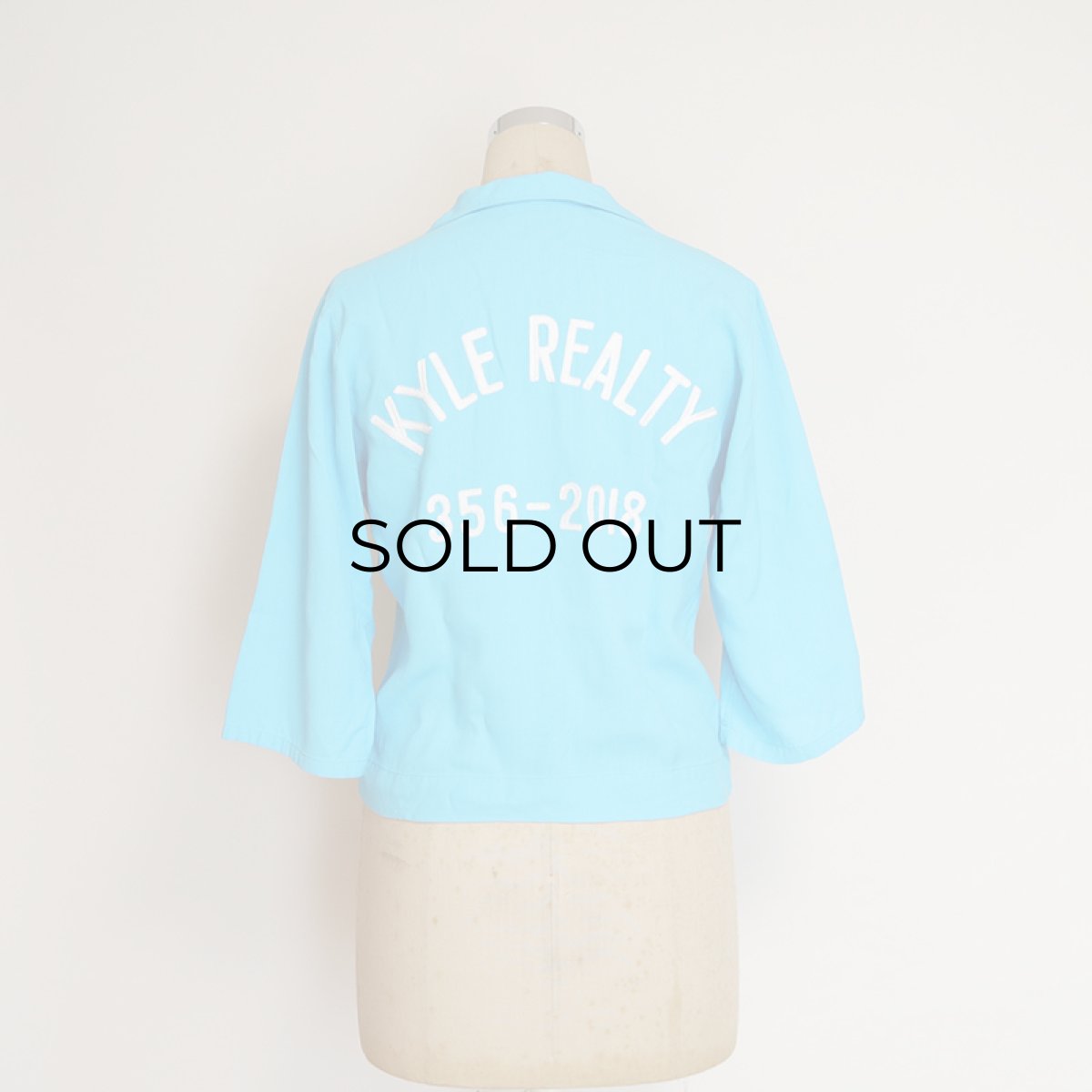 画像11: 50's Ten STRIKE by King Louie RAYON EMBROIDERED WOMAN'S BOWLING SHIRT (11)