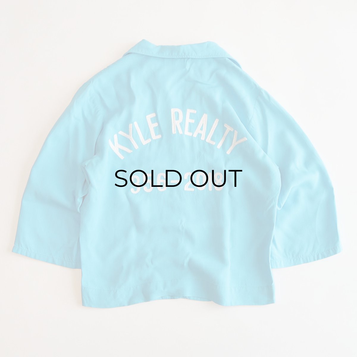 画像2: 50's Ten STRIKE by King Louie RAYON EMBROIDERED WOMAN'S BOWLING SHIRT (2)