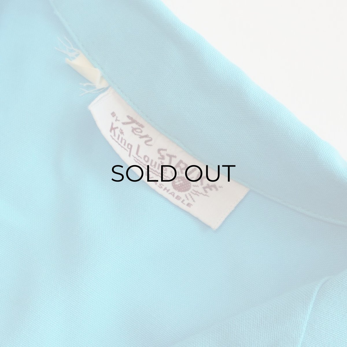 画像6: 50's Ten STRIKE by King Louie RAYON EMBROIDERED WOMAN'S BOWLING SHIRT (6)