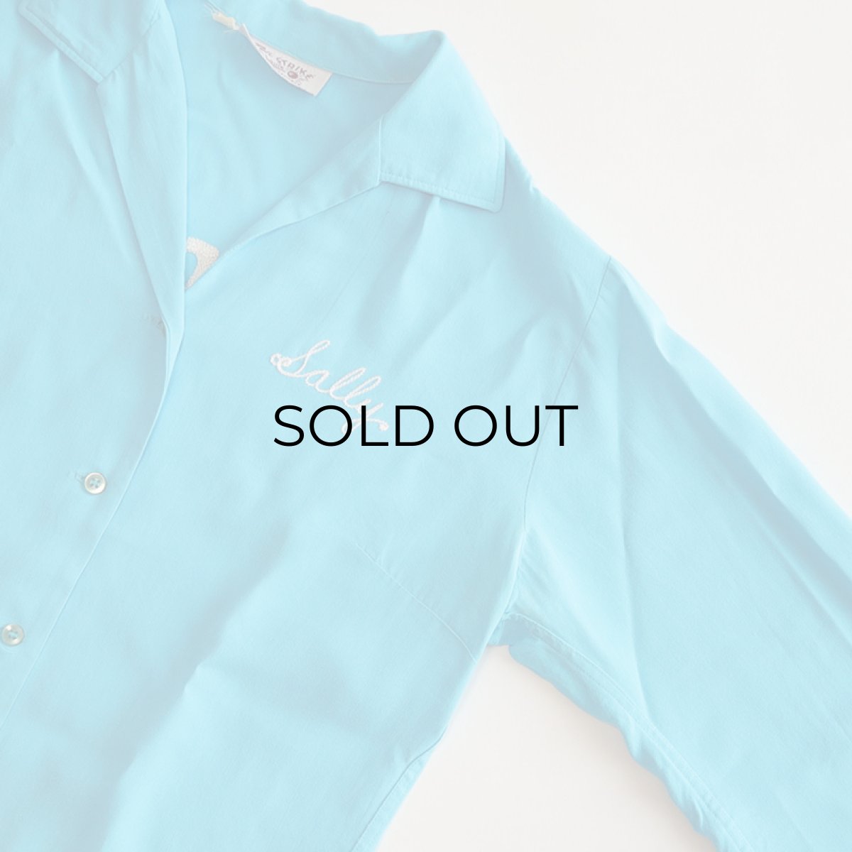 画像3: 50's Ten STRIKE by King Louie RAYON EMBROIDERED WOMAN'S BOWLING SHIRT (3)