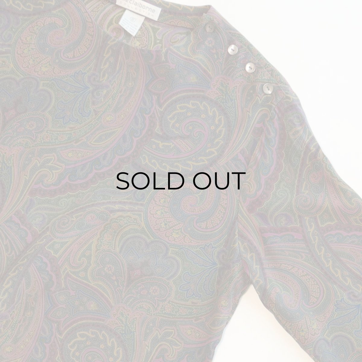 画像3: Liz Claiborne SILK PAISLEE PRINT TOPS (3)