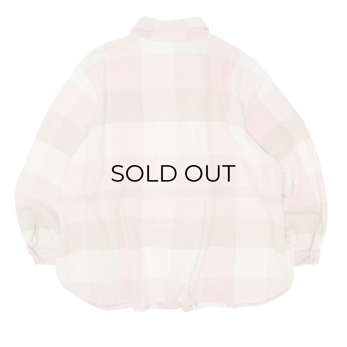 画像2: Coldwater Creek CHECK FLANNEL OVER SHIRT (2)