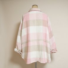 画像10: Coldwater Creek CHECK FLANNEL OVER SHIRT (10)