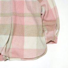 画像6: Coldwater Creek CHECK FLANNEL OVER SHIRT (6)