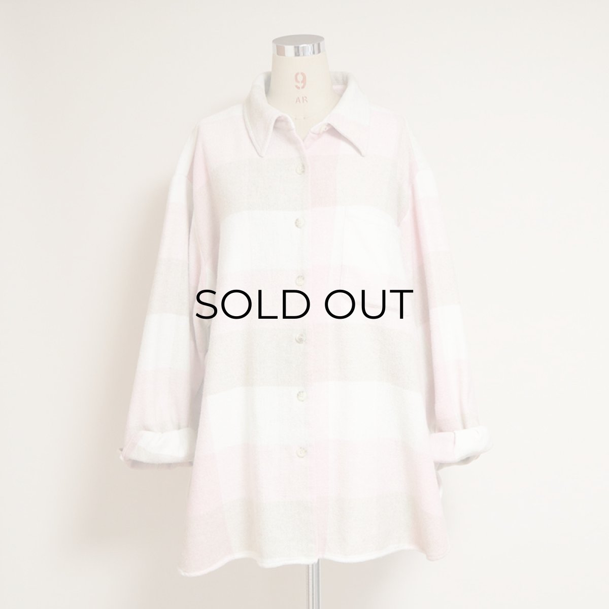 画像8: Coldwater Creek CHECK FLANNEL OVER SHIRT (8)