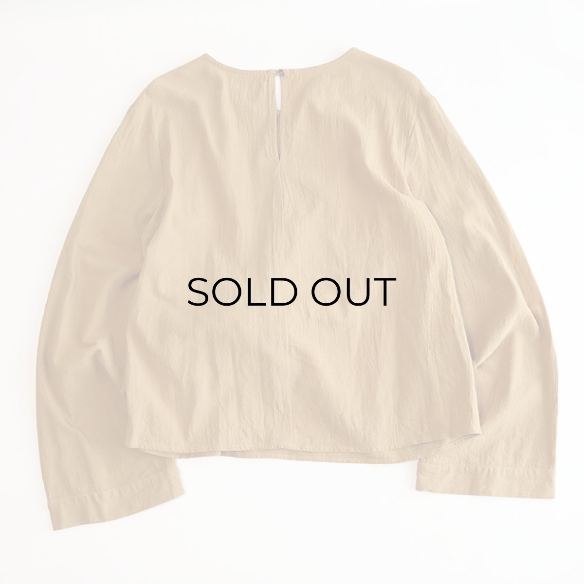 画像2: V eri j COTTON BELL SLEEVE DESIGN BLOUSE (2)