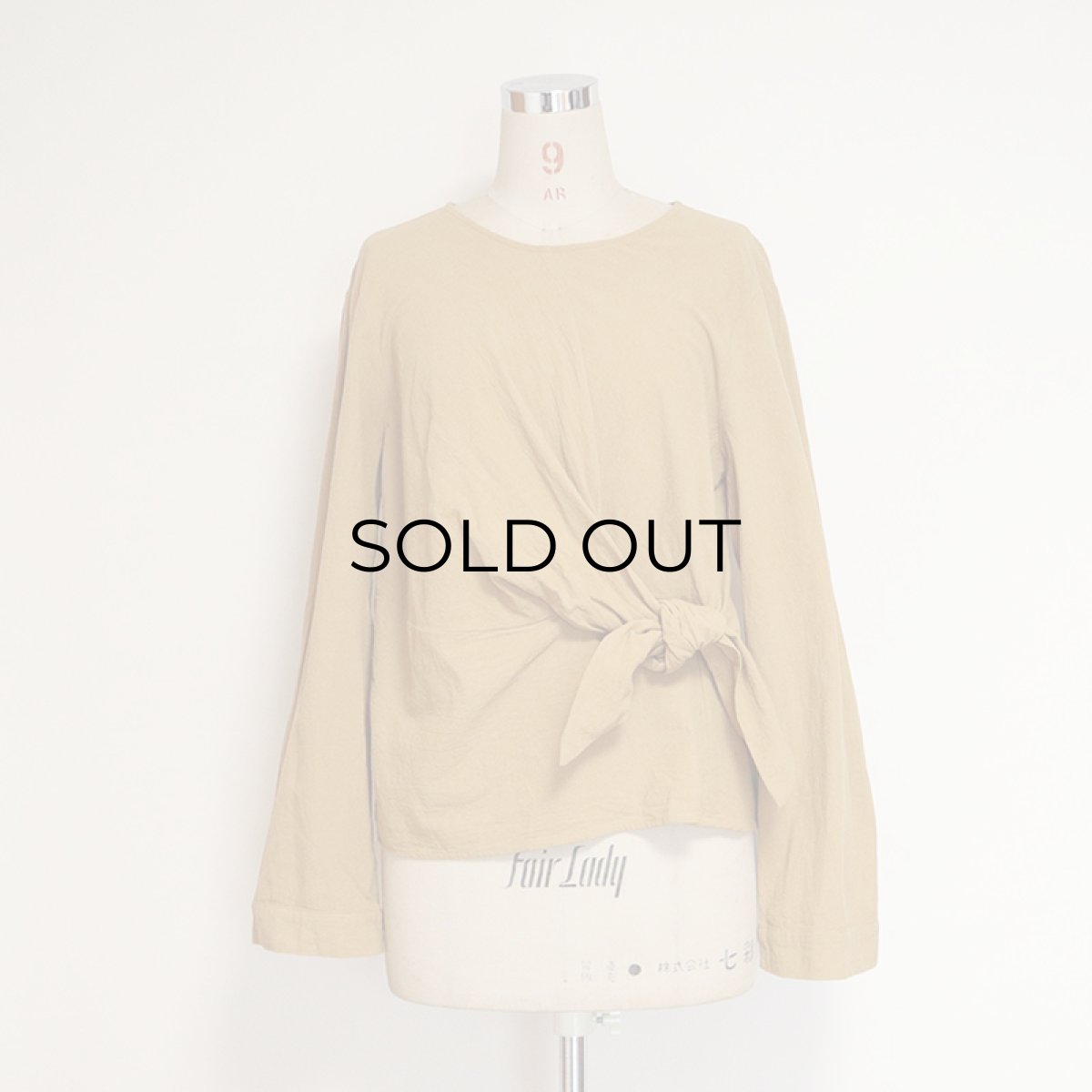 画像5: V eri j COTTON BELL SLEEVE DESIGN BLOUSE (5)