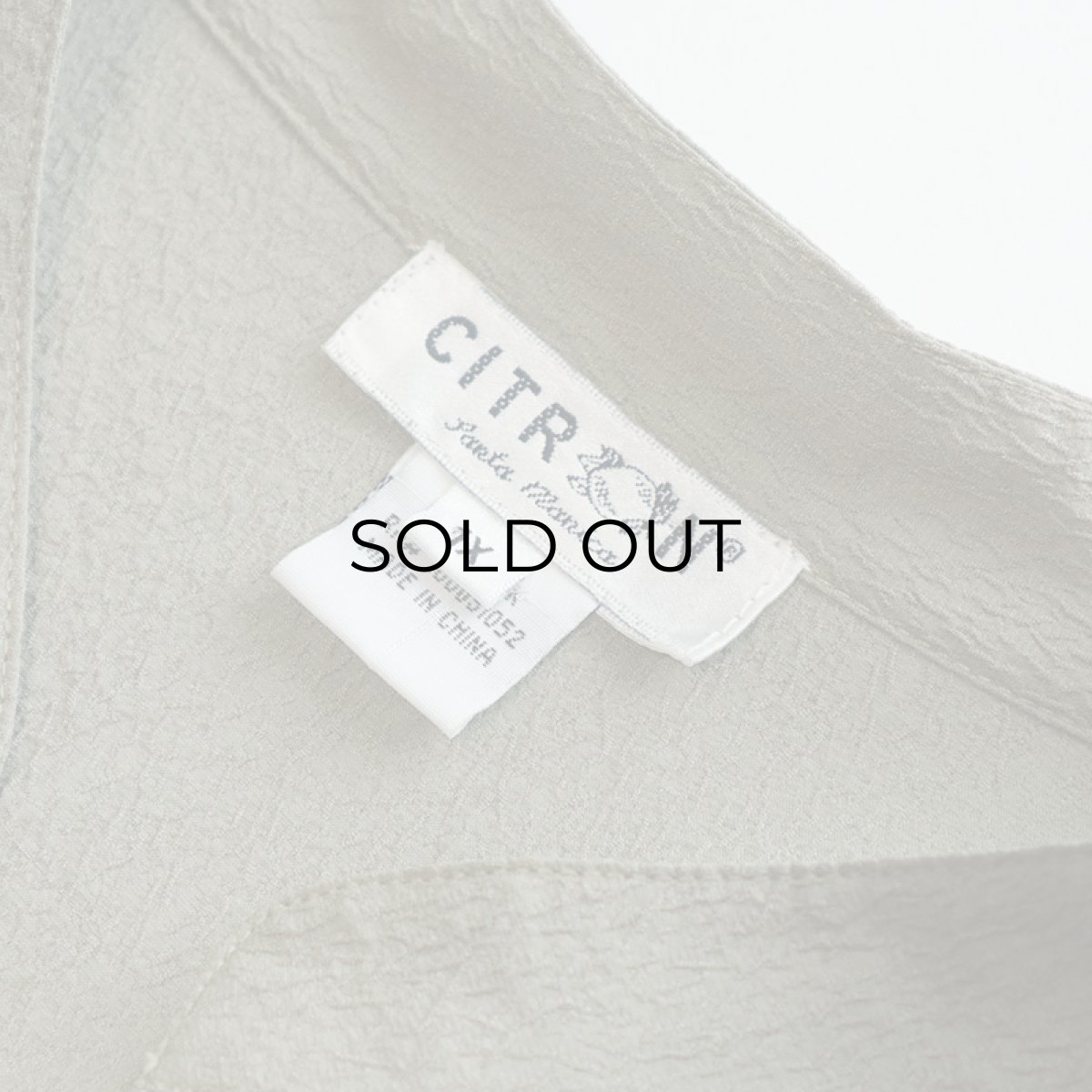 画像8: CITRON SILK OVER SILHOUETTE DESIGN SHIRT (8)