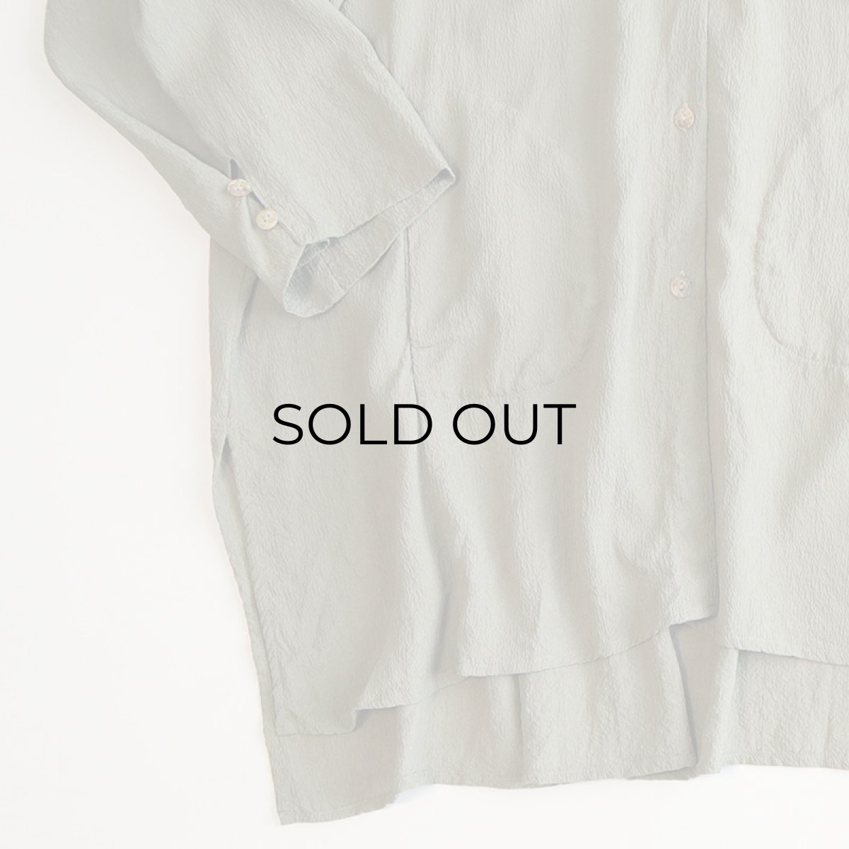 画像4: CITRON SILK OVER SILHOUETTE DESIGN SHIRT (4)