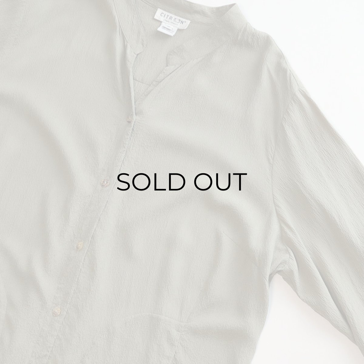 画像3: CITRON SILK OVER SILHOUETTE DESIGN SHIRT (3)