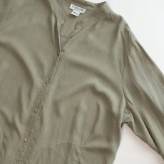 画像3: CITRON SILK OVER SILHOUETTE DESIGN SHIRT (3)