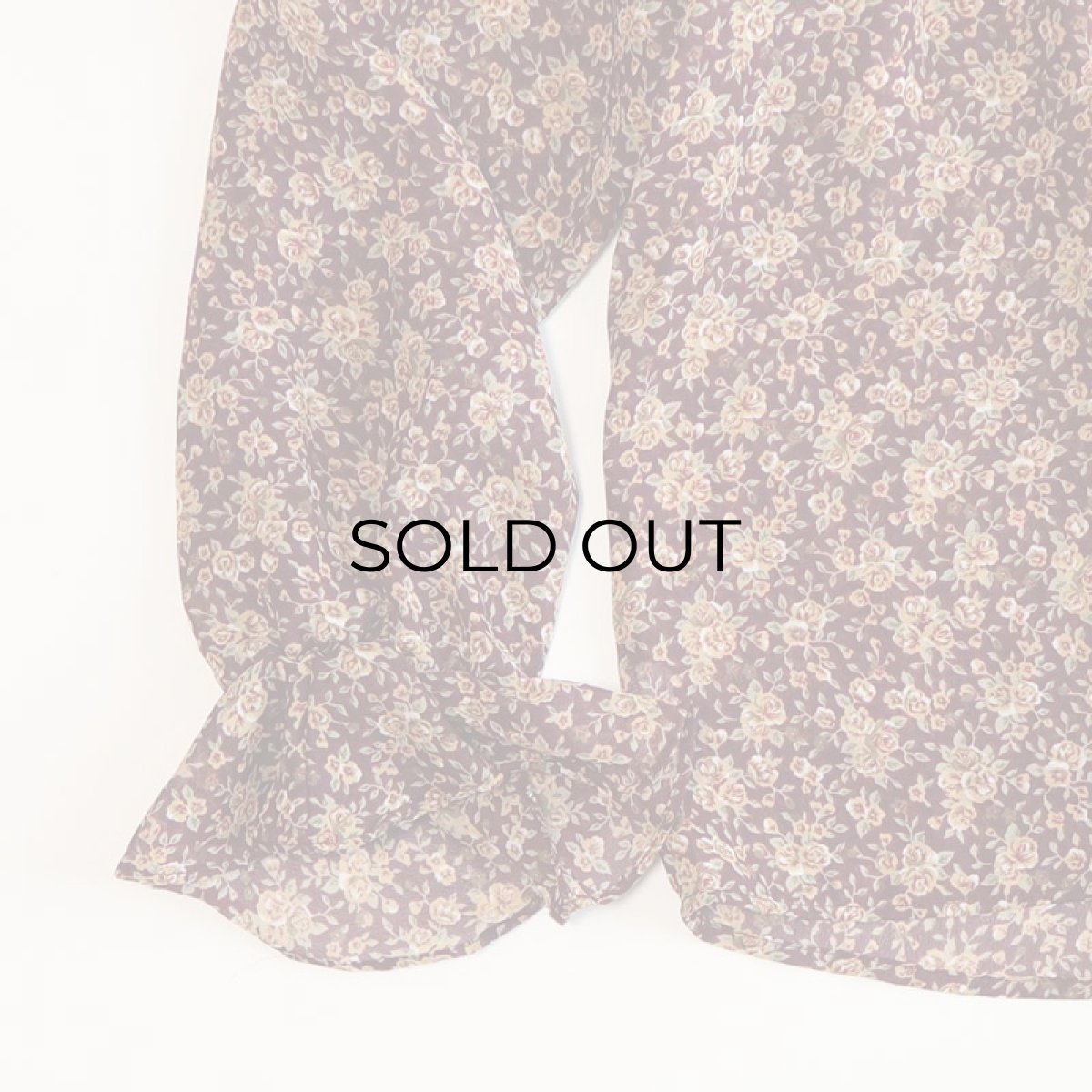 画像4: DANIEL CARON FLOWER PRINT RUFFLED COLLAR BLOUSE (4)