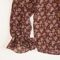 画像4: DANIEL CARON FLOWER PRINT RUFFLED COLLAR BLOUSE (4)