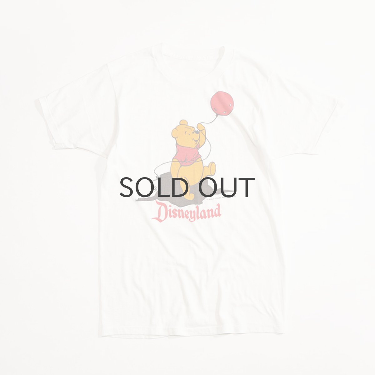 画像1: 80's UNKNOWN BRAND "Winnie The Pooh" PRINT S/S TEE "Disneyland" (1)