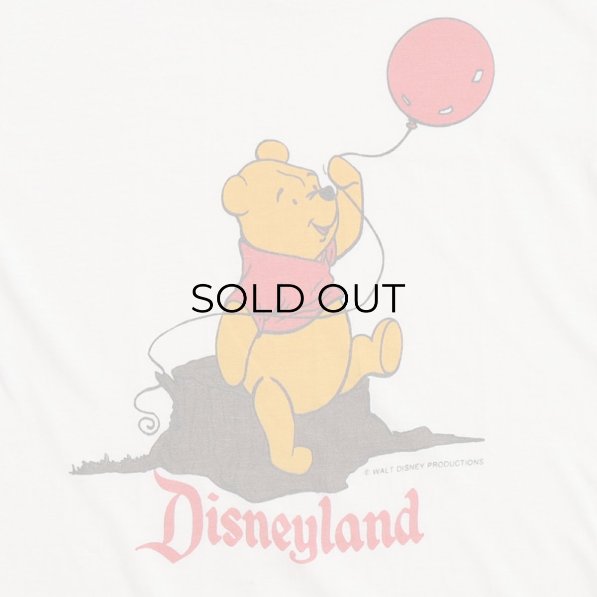 画像5: 80's UNKNOWN BRAND "Winnie The Pooh" PRINT S/S TEE "Disneyland" (5)