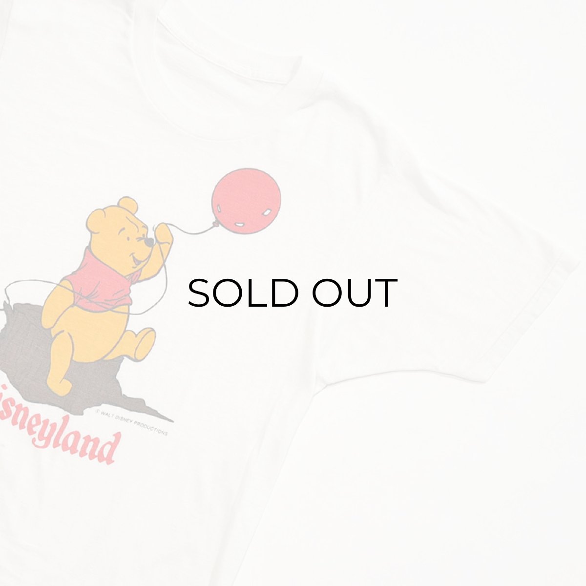 画像3: 80's UNKNOWN BRAND "Winnie The Pooh" PRINT S/S TEE "Disneyland" (3)