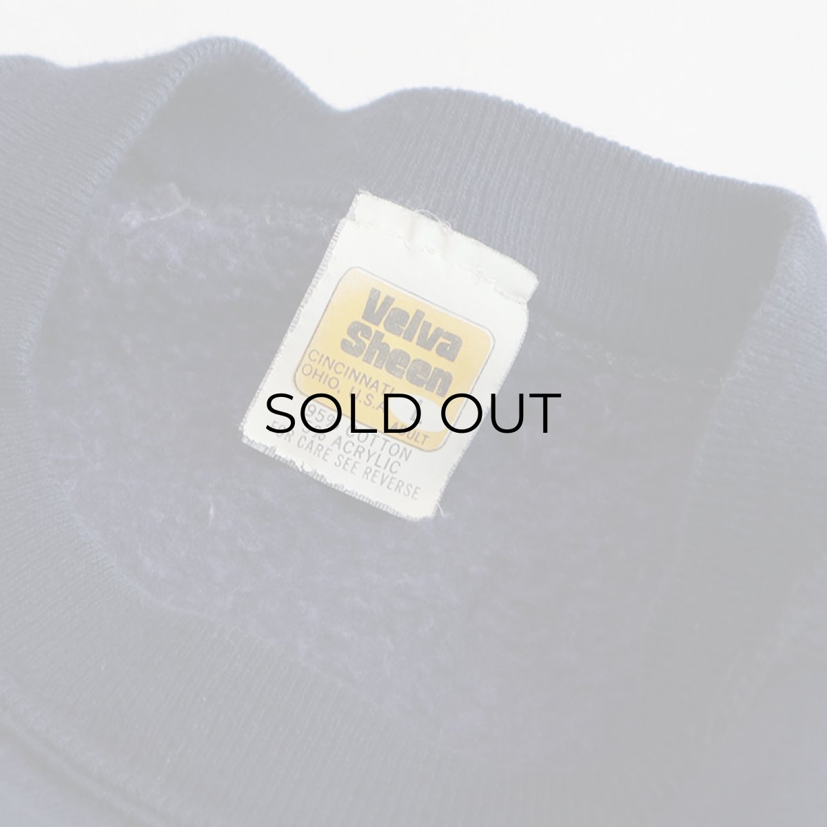 画像7: 80's Velva Sheen PRINT CREW NECK SWEAT "PETERSEN BRAVES" (7)