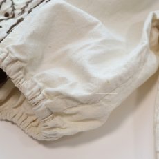 画像12: OLD UNKNOWN BRAND COTTON EMBROIDERED CROPPED BLOUSE (12)