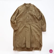 画像1: 〜40's UNKNOWN BRAND COTTON PULLOVER LONG DRESS SHIRT (1)
