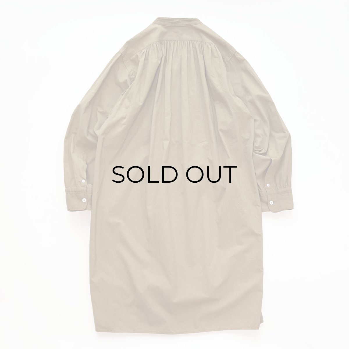 画像3: 〜40's UNKNOWN BRAND COTTON PULLOVER LONG DRESS SHIRT (3)