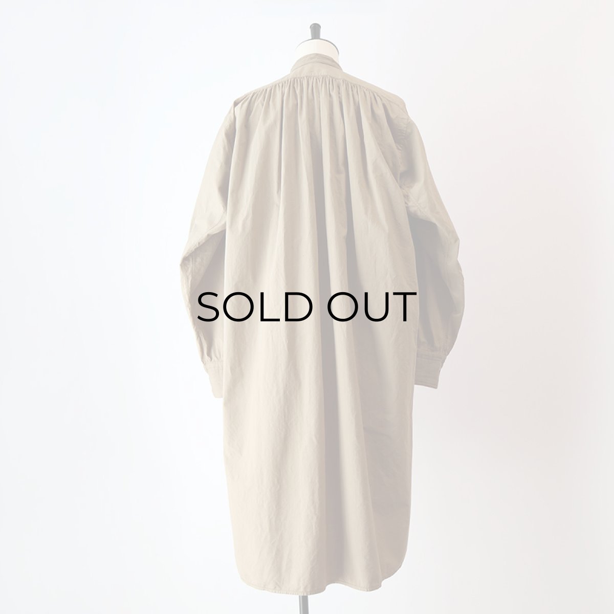 画像19: 〜40's UNKNOWN BRAND COTTON PULLOVER LONG DRESS SHIRT (19)