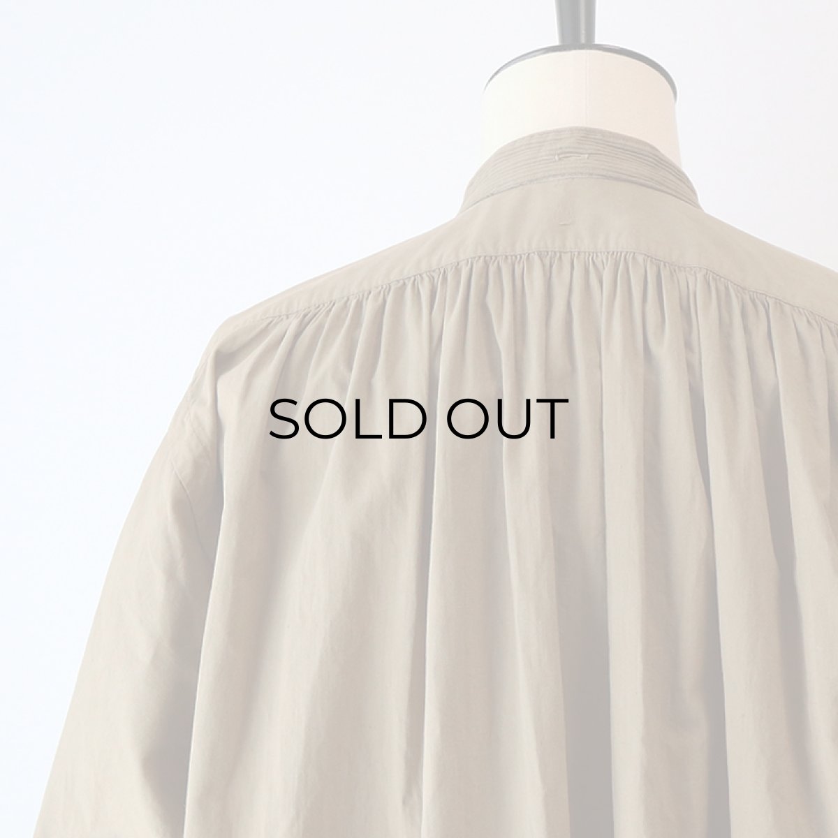 画像16: 〜40's UNKNOWN BRAND COTTON PULLOVER LONG DRESS SHIRT (16)