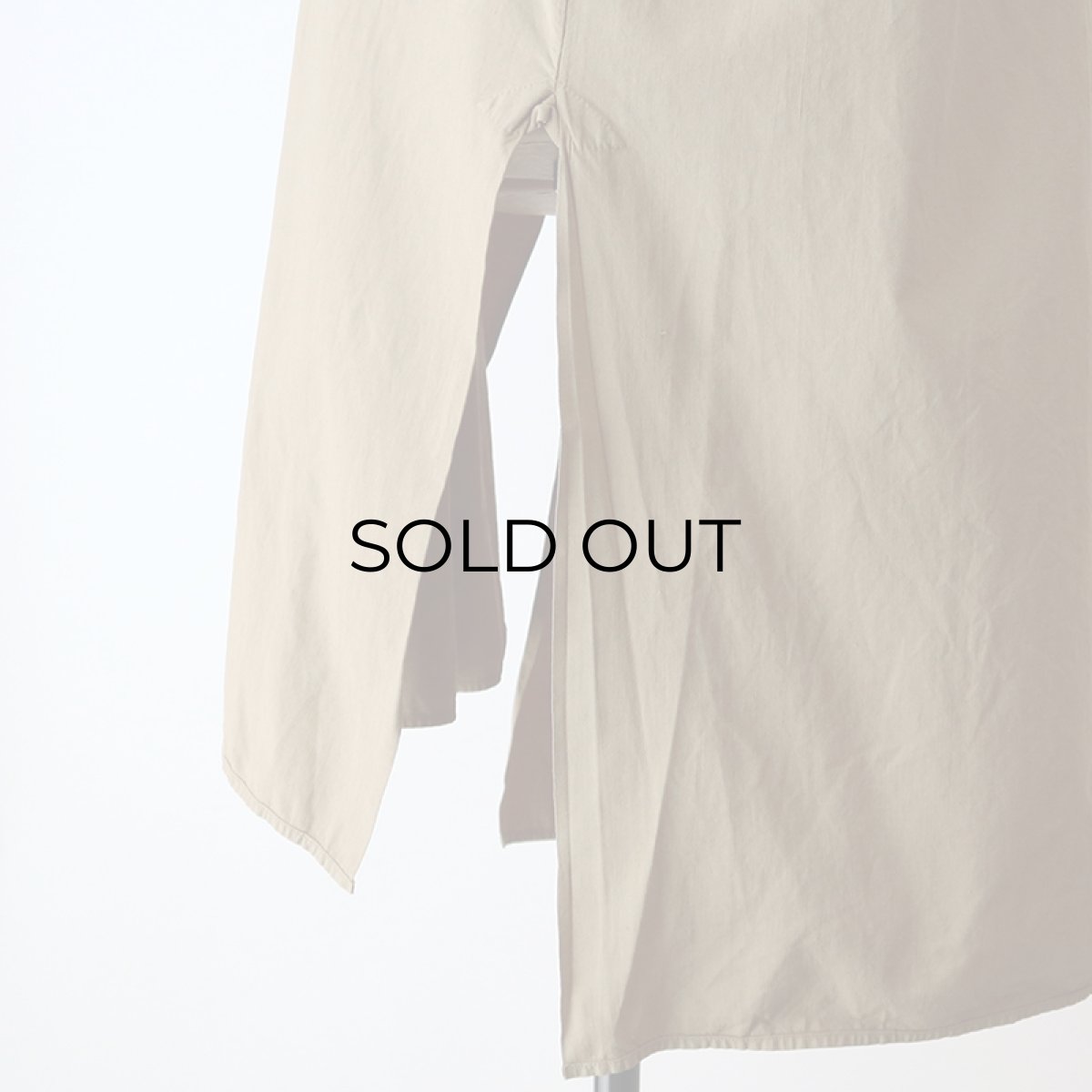 画像15: 〜40's UNKNOWN BRAND COTTON PULLOVER LONG DRESS SHIRT (15)