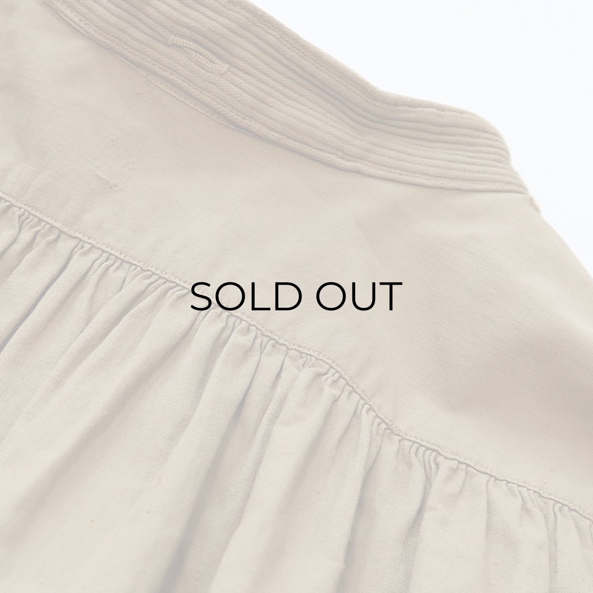 画像10: 〜40's UNKNOWN BRAND COTTON PULLOVER LONG DRESS SHIRT (10)