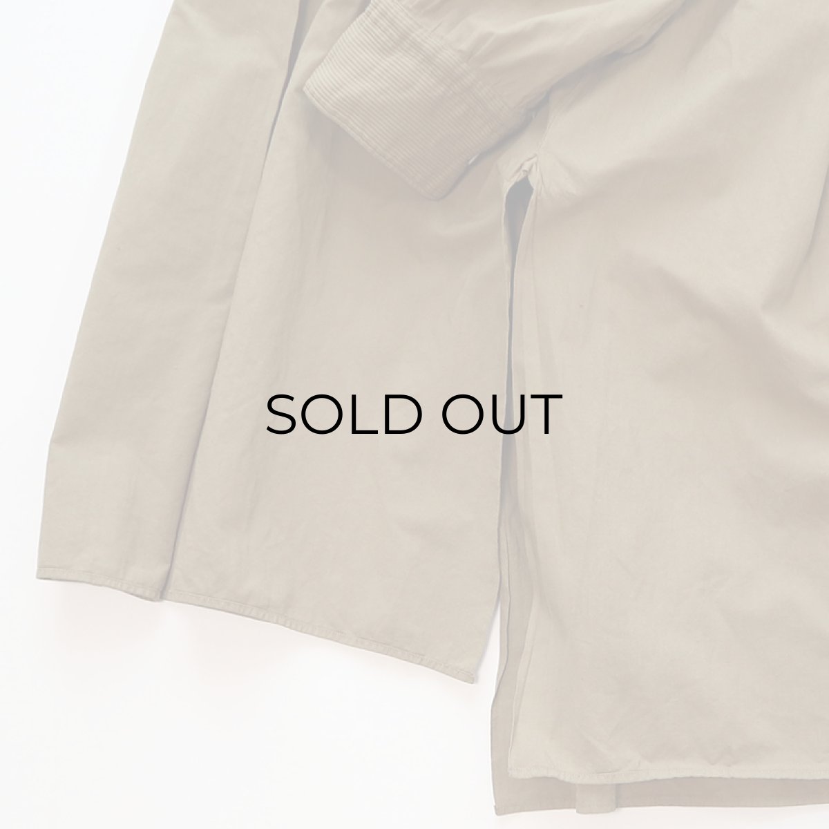 画像7: 〜40's UNKNOWN BRAND COTTON PULLOVER LONG DRESS SHIRT (7)