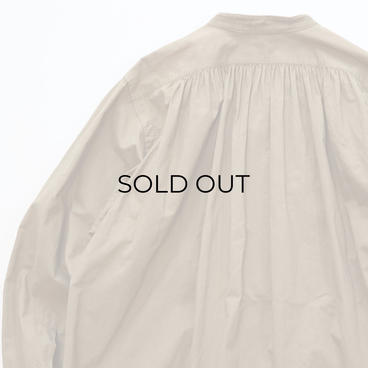 画像9: 〜40's UNKNOWN BRAND COTTON PULLOVER LONG DRESS SHIRT (9)