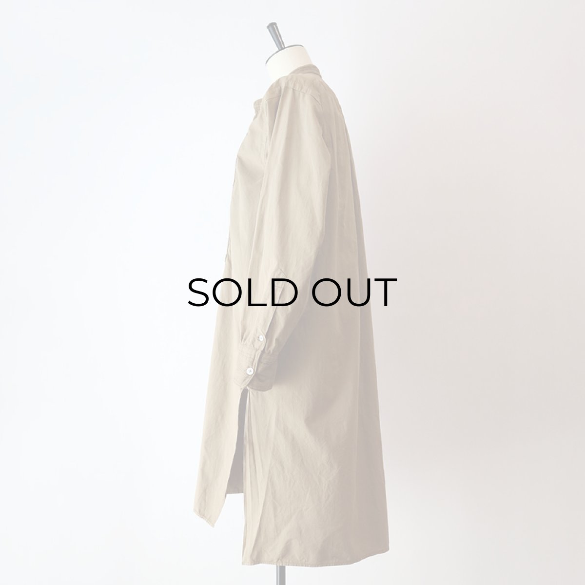 画像18: 〜40's UNKNOWN BRAND COTTON PULLOVER LONG DRESS SHIRT (18)