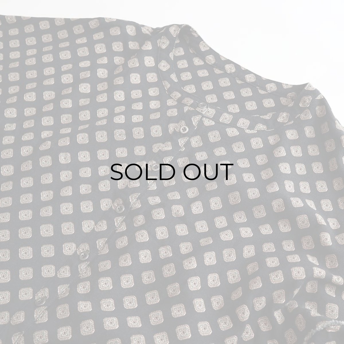 画像5: UNKNOWN BRAND RAYON ALL OVER PATTERN TUNIC (5)