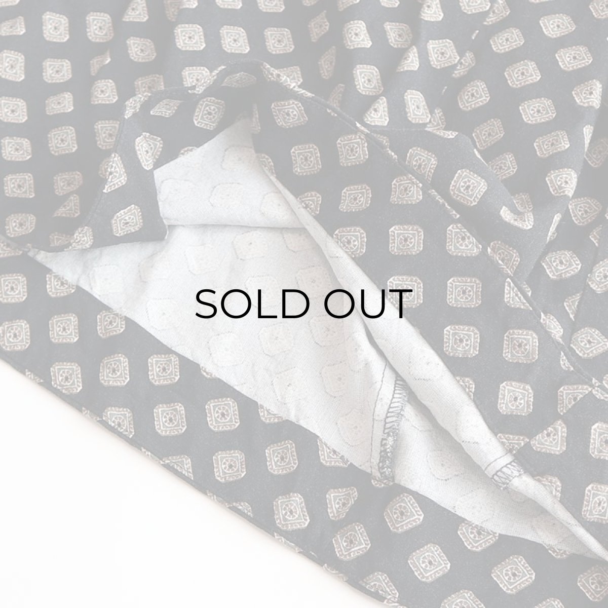 画像8: UNKNOWN BRAND RAYON ALL OVER PATTERN TUNIC (8)