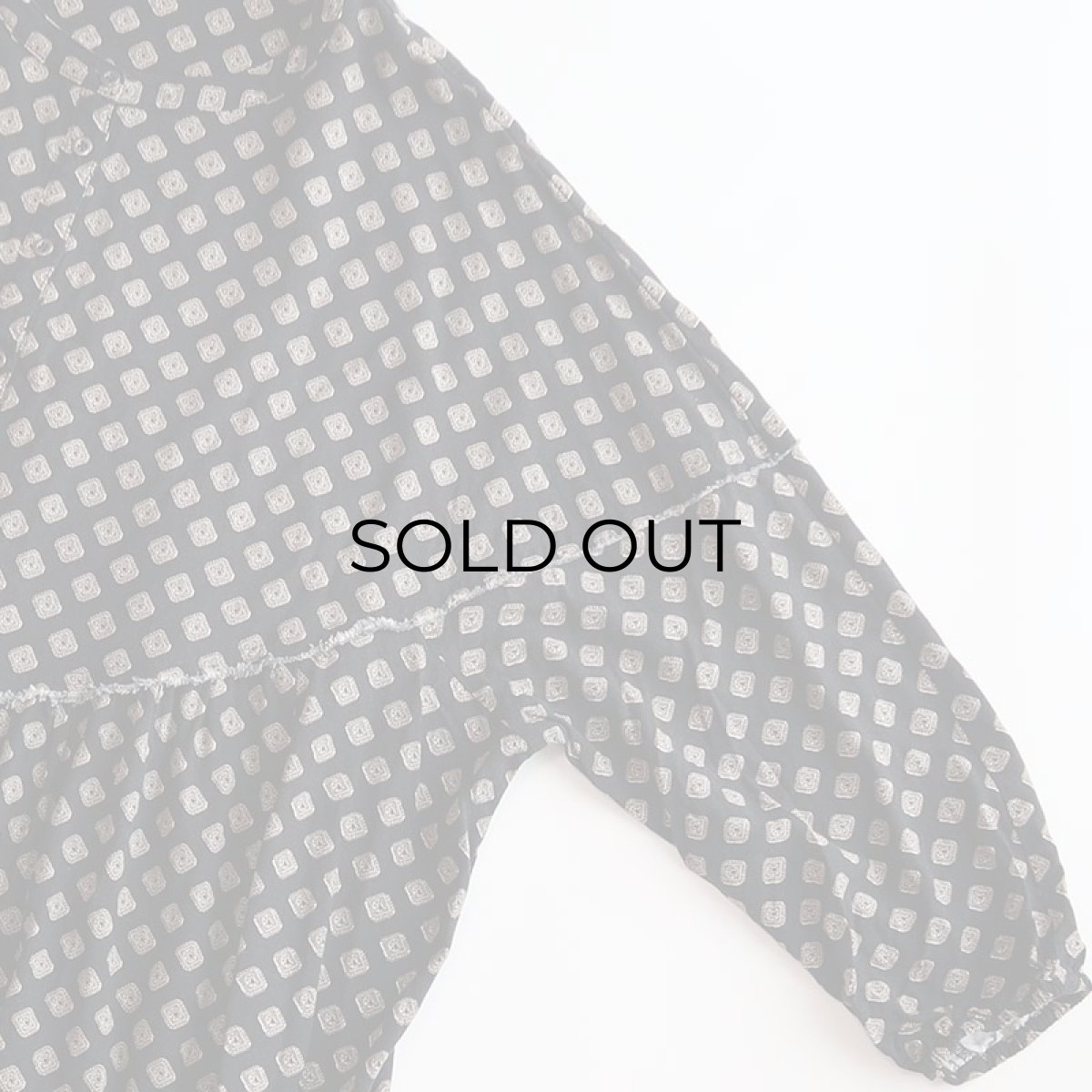 画像4: UNKNOWN BRAND RAYON ALL OVER PATTERN TUNIC (4)