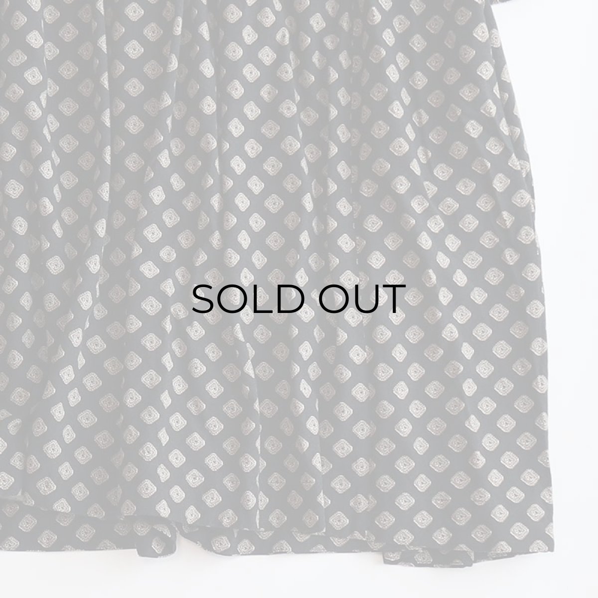 画像6: UNKNOWN BRAND RAYON ALL OVER PATTERN TUNIC (6)