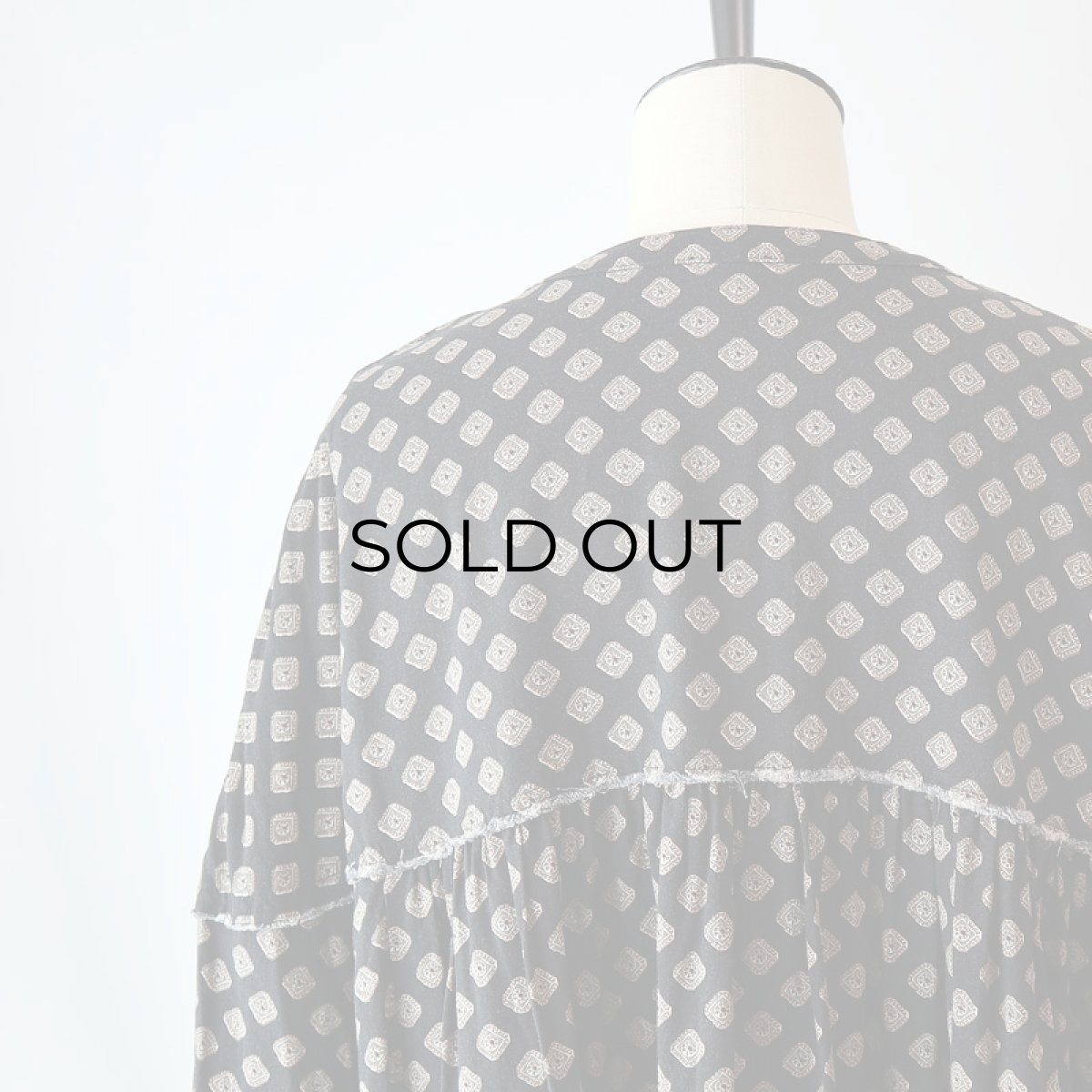 画像10: UNKNOWN BRAND RAYON ALL OVER PATTERN TUNIC (10)