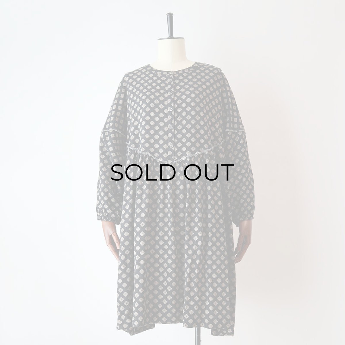 画像11: UNKNOWN BRAND RAYON ALL OVER PATTERN TUNIC (11)