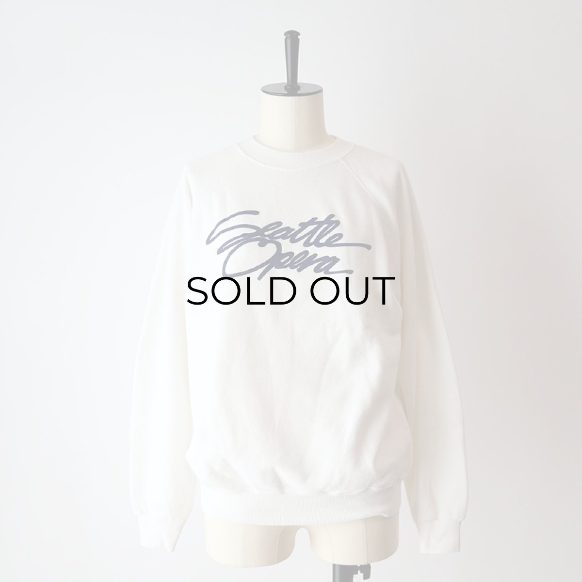 画像9: 80's Hanes PRINT CREW NECK SWEAT "Seattle Opera" "MADE IN USA" (9)