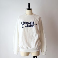 画像9: 80's Hanes PRINT CREW NECK SWEAT "Seattle Opera" "MADE IN USA" (9)