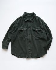 画像1: UNKNOWN BRAND COTTON WIDE WALE CORDUROY SHIRT (1)