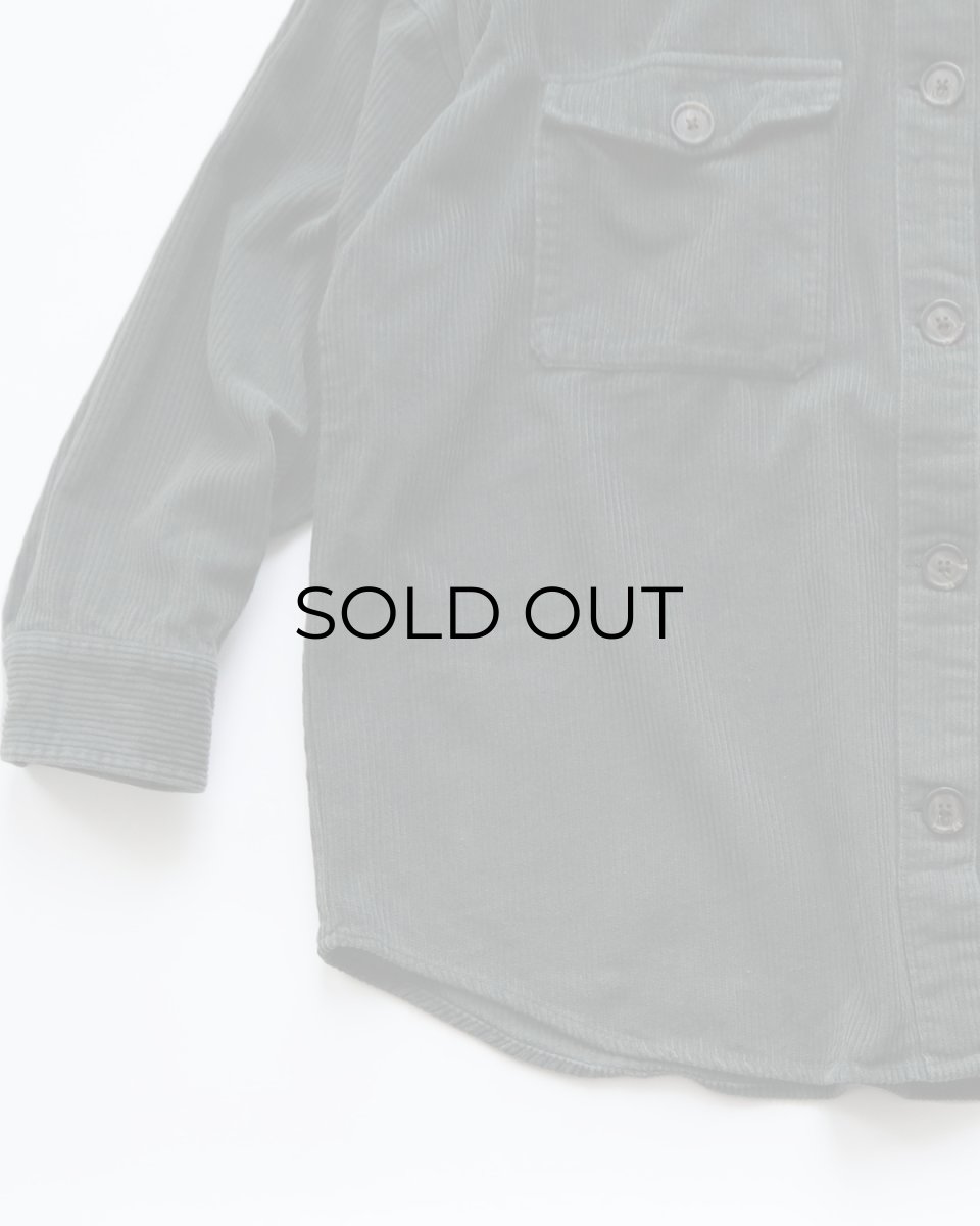 画像4: UNKNOWN BRAND COTTON WIDE WALE CORDUROY SHIRT (4)