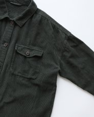 画像3: UNKNOWN BRAND COTTON WIDE WALE CORDUROY SHIRT (3)