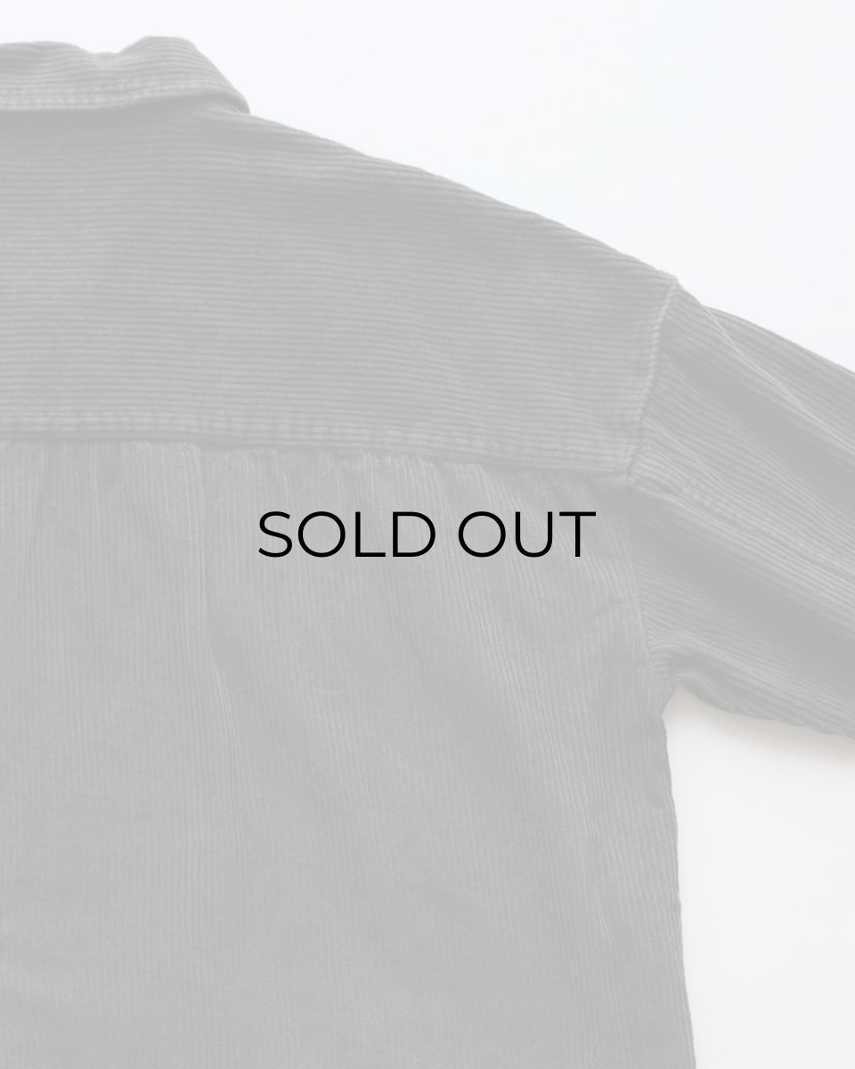 画像5: UNKNOWN BRAND COTTON WIDE WALE CORDUROY SHIRT (5)