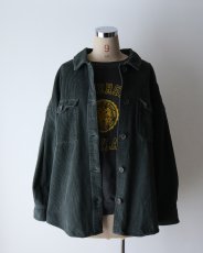 画像9: UNKNOWN BRAND COTTON WIDE WALE CORDUROY SHIRT (9)