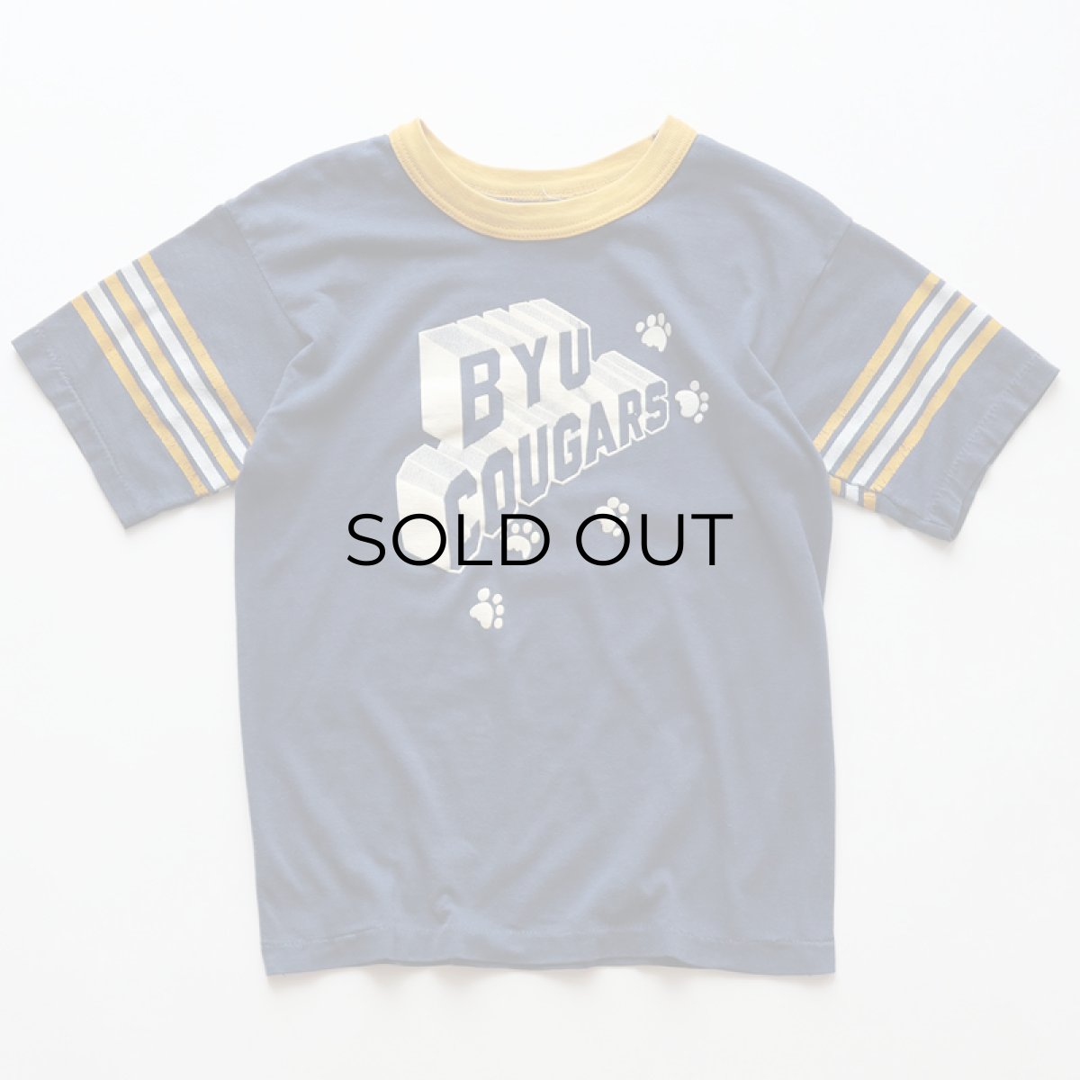 画像1: 〜80's Velva Sheen PRINT S/S FOOTBALL TEE "BYU COUGARS" (1)