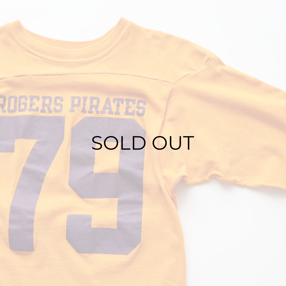 画像3: 70's Champion COTTON PRINT 3/4 SLEEVE FOOTBALL TEE "ROGERS PIRATES 79" (3)