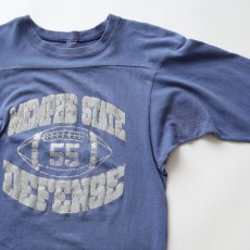 画像3: 80's Champion COTTON PRINT 3/4 SLEEVE FOOTBALL TEE "MEMPHIS STATE DEFENSE" (3)