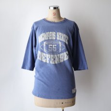 画像8: 80's Champion COTTON PRINT 3/4 SLEEVE FOOTBALL TEE "MEMPHIS STATE DEFENSE" (8)