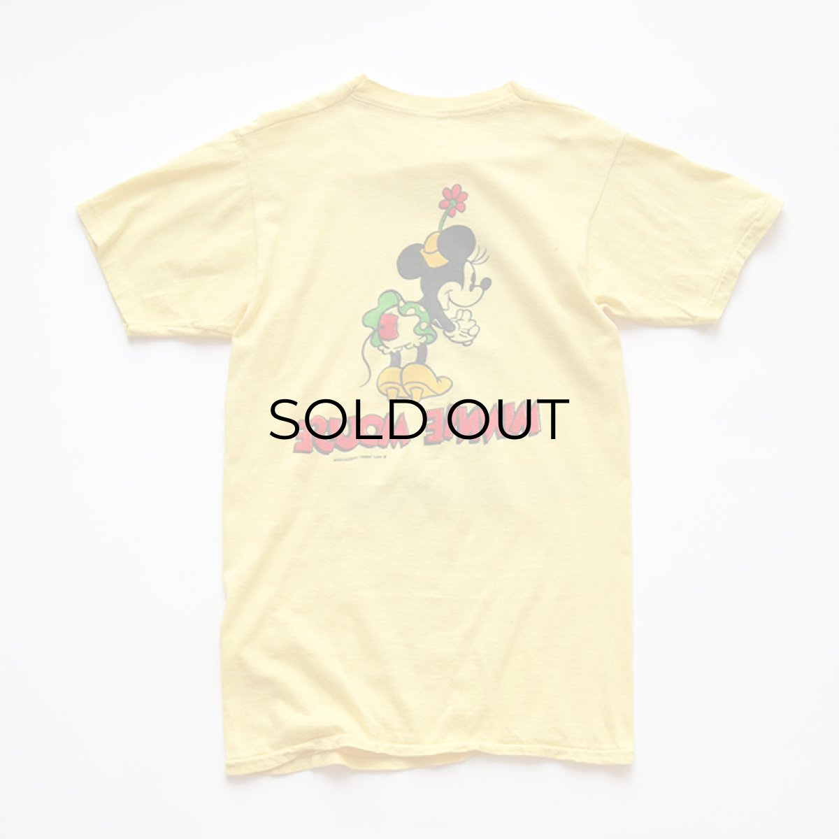 画像3: 70's-80's Walt Disney CHARACTER COTTON W-PRINT S/S TEE "MINNIE MOUSE" (3)
